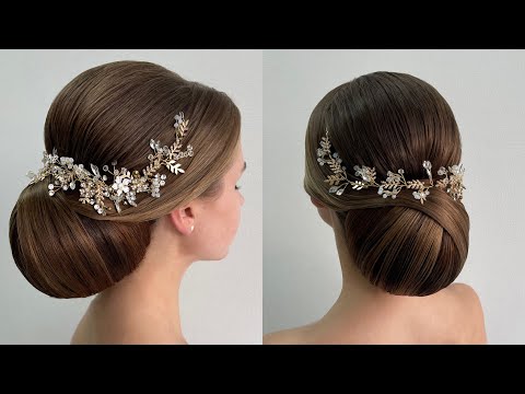 Easy Elegant SLEEK Bun Tutorial for Wedding Day