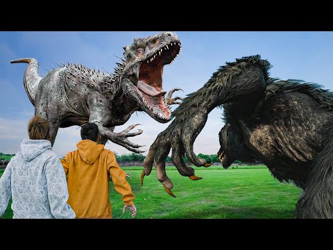 Indominus Rex VS WEREWOLVES | The Best of  Movie 2024 | Jurassic Park Fan-Made Movie | Dinosaur #745