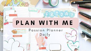 PLAN WITH ME Daily Planner Passion Planner 💕✨ #planwithme #pashfam