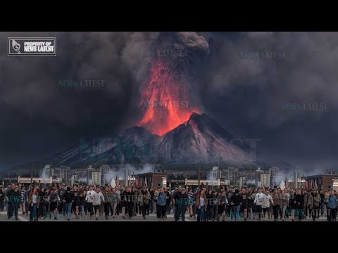 Horrible Today: Sakurajima volcano In japan Erupts with Deadly Force! Rains Ash & LAVA Recorded Live