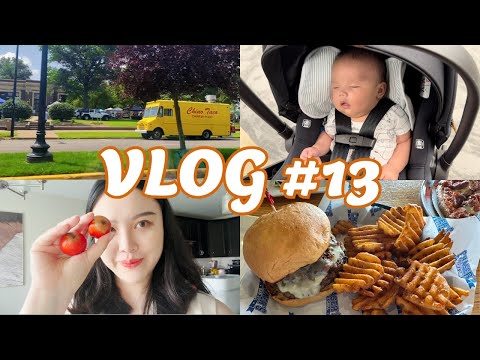 【强子VLOG#13】二月龄宝宝喂养｜自家后院种的奇怪番茄｜两年没见爸妈再见面开心不已｜产后抑郁自救