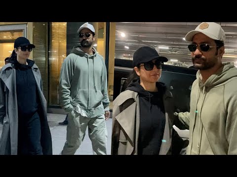 Katrina Kaif With Vicky Kaushal Spotted At Airport | MS shorts