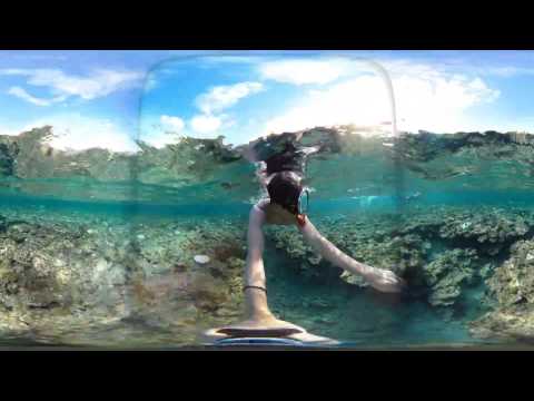 Snorkeling in Ishigaki Okinawa Film in 360° HD 4K VR 石恒島 米原海岸