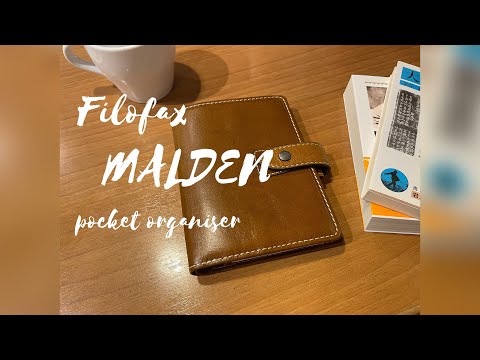 【手帳】ファイロファックス　マルデン　ミニ6開封　Filofax Malden Pocket