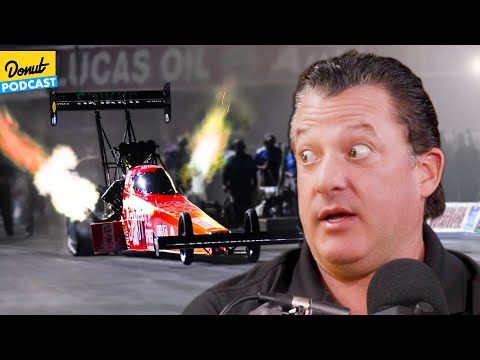 Tony Stewart on his 11,000 Horsepower Drag Car - The Big Three #32