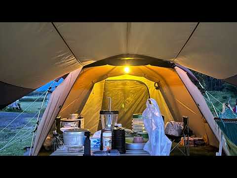 Family camping @ Oonoji Family Campsite, Susono City, Shizouka ( Snowpeak Entry 2 Room Eilfield )