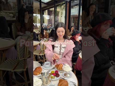 Friend’s birthday breakfast, Parisian style 🥐 #parisvlog #lifeinparis #parisdiaries #girlvlog