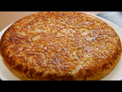 Make crispy thick hash browns with simple ingredients ( Rösti )