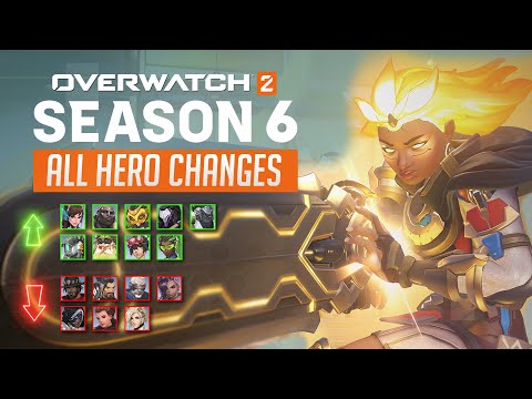 Overwatch 2 - EVERY HERO CHANGE for Season 6 Invasion