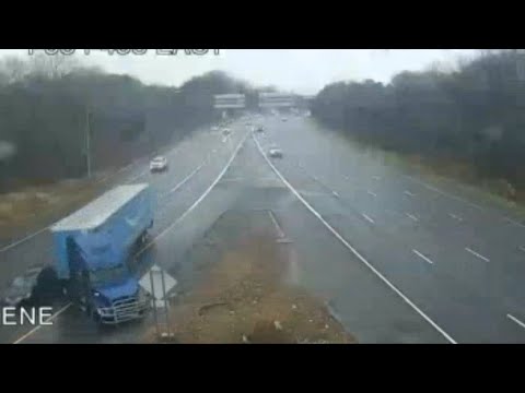 Maryland: Amazon Tractor Trailer Hit By Driver Desperate To Reach Exit