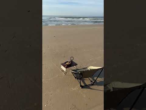 Breakfast on the beach #asmr #beach #camping