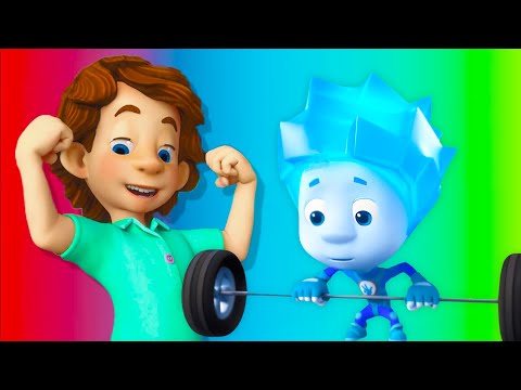 The Lever | The Fixies | Cartoons for kids | Learning videos