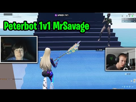 Peterbot 1V1 MrSavage in Buildfights!