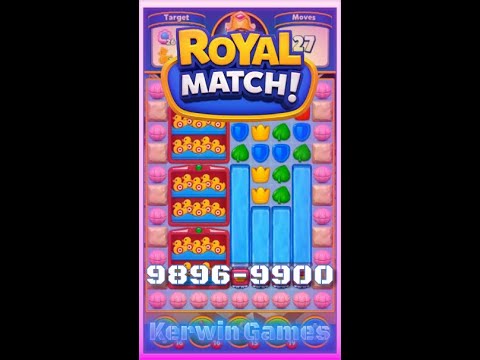 Royal Match Level 9896 9897 9898 9899 9900 - No Boosters Gameplay