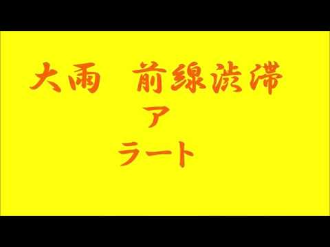 大雨　前線渋滞　アラート　大阪北部　洪水対策