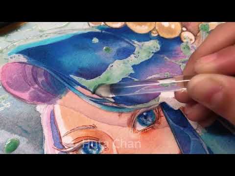 Drawing Sea Fairy Cookie | Cookie Run Kingdom | Huta Chan