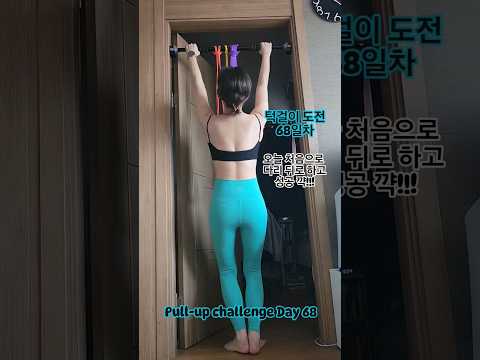 pullup challenge Day 68#pullup #pullupchallenge #홈트 #exercise #운동하는여자 #운동하는여자 #운동 #턱걸이 #턱걸이챌린지 #등운동