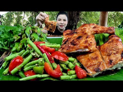 ตำถั่วนัวๆกับไก่ย่างวิเชียร ข้าวเหนียวฮ้อนๆเเซ่บจ้า|ส้มซ่าพาเเซ่บ3 พฤศจิกายน ค.ศ. 2024