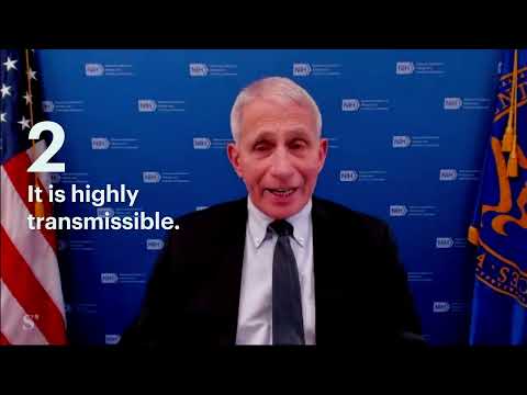 Dr. Fauci Skimms the top three things to know about Omicron.