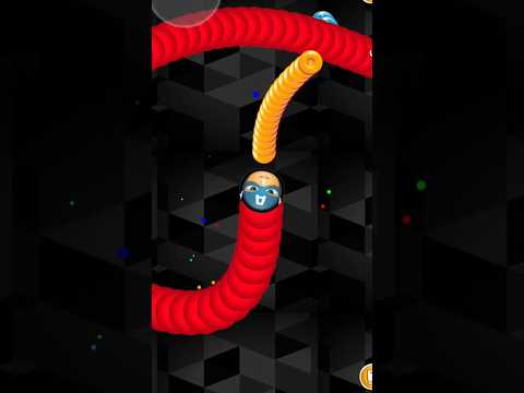 Worms zone io !! Cacing besar superhero Captain America || slither snake