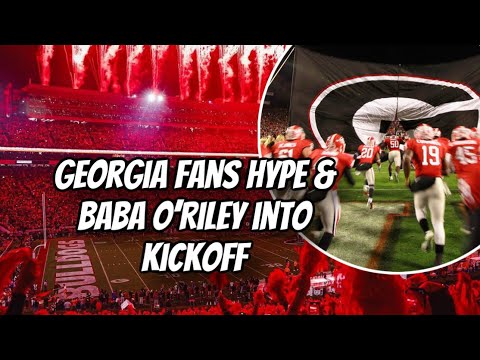 Georgia’s ELECTRIC intro and Baba O’Riley into kickoff vs Tennessee on 11-16-24 at Sanford Stadium