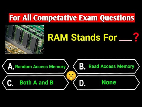 RAM Stand For _____?  || computer science || quiz for competitive exams || general knowledge