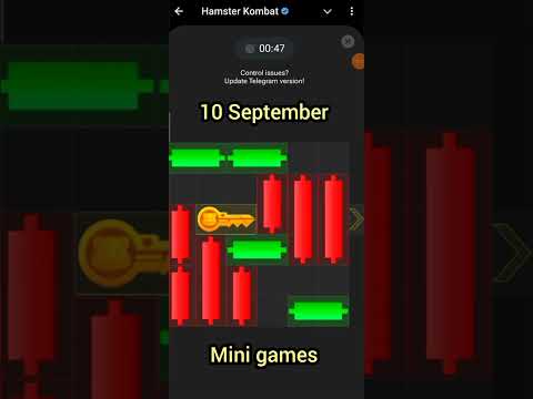 10 September  hamster kombat mini game puzzle || puzzle Hamster || today puzzle hamster