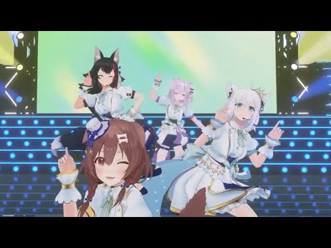 Shirakami Fubuki, Ookami Mio, Inugami Korone, Nekomata Okayu - Wakuwaku Everyday(わくわくエブリデイ)