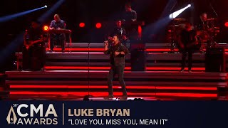 Luke Bryan – “Love You, Miss You, Mean It” | Live at CMA Awards 2024