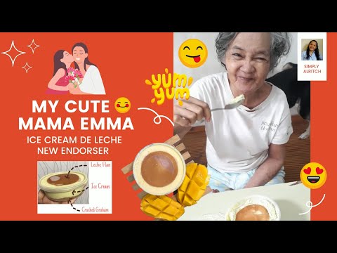 Ice Cream de Leche New Endorser: My Cute Mother (Hehe) #filipinomom #bonding