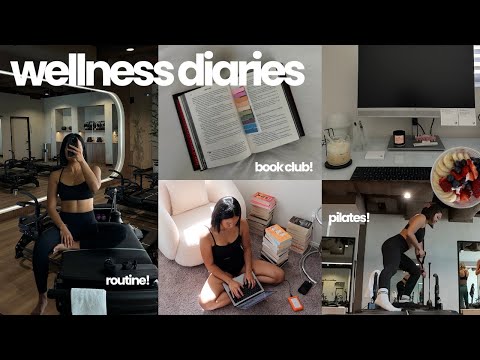 a balanced week in my life: wellness, routine, book club, lagree 🩰