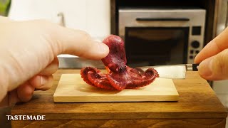 【最後に注目!!】食べられるミニチュアたこ焼き🐙【ちびめし】 #shorts