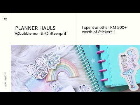 I spend another 300+ MYR for a Planner Haul | Unboxing & Straight to my collection Storage