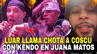 PROBLEMA 🔥 LUAR LA L LE TIRA A COSCULLUELA Y TRAE A KENDO A PARTY DE JUANA MATOS | SOMBRA REACCIONA