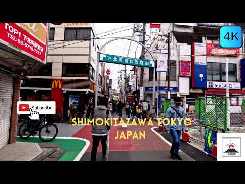 [4K] Tokyo Sunday Walk - Shimokitazawa Japan (November 2022)