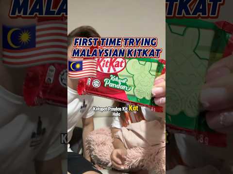 Ketupat Pandan KitKat #malaysiafood  #mukbang  #shorts