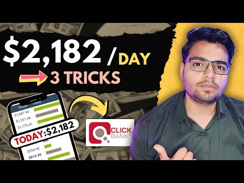 ClickBank Top 3 Tricks To Make First Sale | Affiliate Marketing 2024 (Hindi)