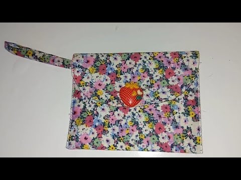 Very easy mini pouch/wallet making in 5 minutes   coin purse /5 मिनट में बनाएं मिनी पर्स