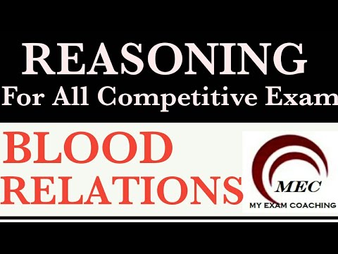 REASONING For All Competitive Exams  BLOOD RELATIONS