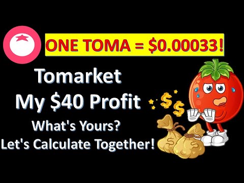 ONE TOMA = $0.00033! My $40 Profit  What's Yours? Let's Calculate Together!