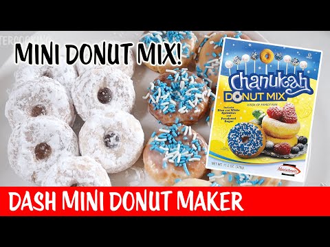 Manischewitz Chanukah Donut Mix - Dash Mini Donut Maker