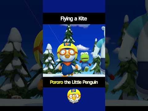 Flying a Kite #Shorts #Pororo