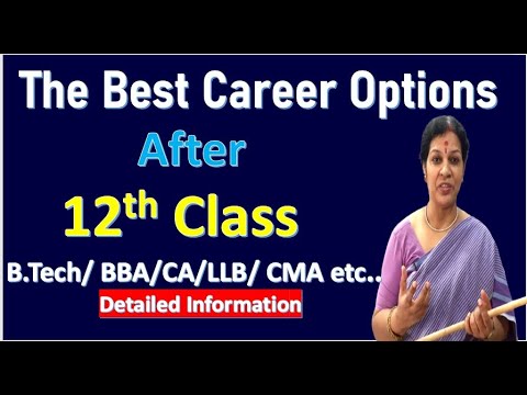 The Best Career Options after 12th Class in Various Courses