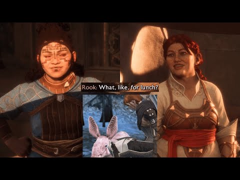 Eating Leliana's Nug? | Dwarf Rook and Scout Harding - Dragon Age: The Veilguard