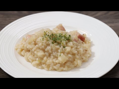 Use a frying pan! Authentic! How to make cheese risotto