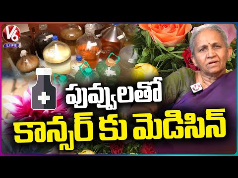 Flower Medicine For Health Issues  | Flower Therapy Specialist Dr Lakshmi   | V6 Life