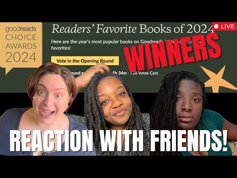 2024 GOODREADS CHOICE AWARD WINNERS! Live Reaction