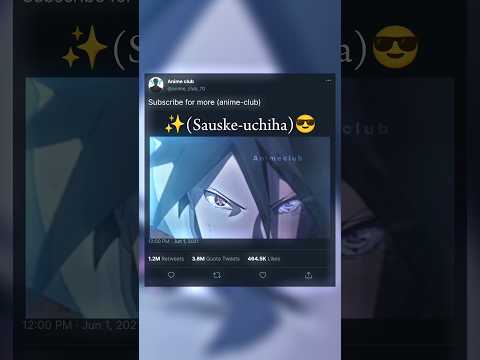 [Sauske-uchiha] 👀💥⚡ || 4k hd anime clips 👀⚡ || #4kanimeedit #naruto #sauske #ytshorts #foryou