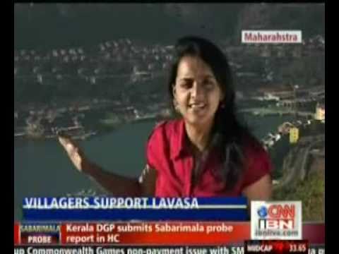 Raksha Shetty from CNN IBN discovers support for Lavasa from Locals.wmv