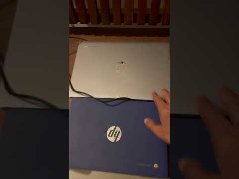 A comparison video of two chromebooks Hp 14 and 10 inches is in the making